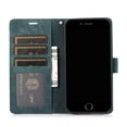 thumbnail image 6 of Nalacover Slim Wallet Case for iPhone 7 Plus/8 Plus, for Women Men, Embossed Pattern PU Leather Shockproof Magnetic Clasp Credit Card Slots Flip Kickstand Phone Case+Wrist Strap,Green, 6 of 7