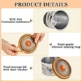 thumbnail image 5 of 30OZ Food Storage Can - Keep Coffee Tea Flour & More Fresh - Ideal for Cereal Nuts & Pet Food Elegant Long Mane White Horse, 5 of 9