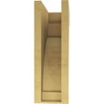 thumbnail image 4 of 8"W x 16"D x 24"H Classic Rivera Rough Cedar Woodgrain TimberThane Corbel, Primed Tan, 4 of 6