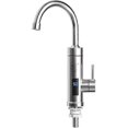 thumbnail image 1 of Electric Hot Water Faucet, Electric Instant Heater Kitchen Mixer Tap, 360° Rotatable Stainless Steel with LCD Temperature, 1 of 5