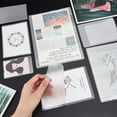 thumbnail image 3 of 120Pcs 6 Style Plastic Thermal Laminating Pouchs for Photo Document Leaflet Protecting Clear 95~220x66~160x0.1mm 20 sheets/style, 3 of 8