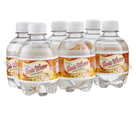 (6 Bottles) Great Value Tonic Water, 8.5 Fl Oz (Best Tasting Tonic Water)