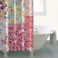 thumbnail image 4 of Pioneer Flower Floral Print Pattern Shower Curtain 36"x72" ,Bathroom Decorative Shower Curtains Set with 12 Hooks,Modern Waterproof Washable Shower Curtain, 4 of 6