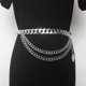 thumbnail image 5 of Cadena de cintura multicapa de estilo Punk Hip Hop para mujer pantalones de vestir cinturón cadenas de Metal, 5 of 7