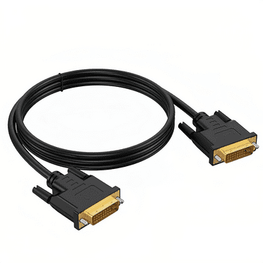 MMOBIEL DVI to DVI Cable Adapter - Male DVI-D Dual Link to Male DVI-D Dual Link - Cable Converter Supports Monitor, PC, TV, Gaming, Projector - 1080p Full HD 60Hz - Gold Connector 6.6ft / 2 m