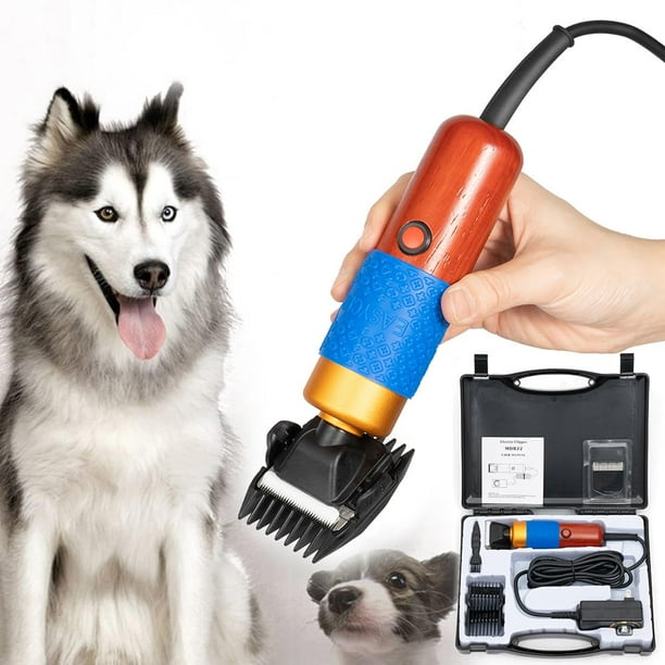 Tijeras eléctricas para ovejas GDAE10, 200 W, 10 pies, con 2 cuchillas para animales