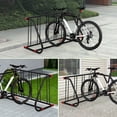 thumbnail image 3 of Commercial Grid Bike Rack, Single Sided Bike Rack Stand Ground, 5-Bike Capacity Bicycle Storage Stand, Power Coated Steel Floor Parking Stand for Garages, Stores, Schools and Universities, 3 of 8