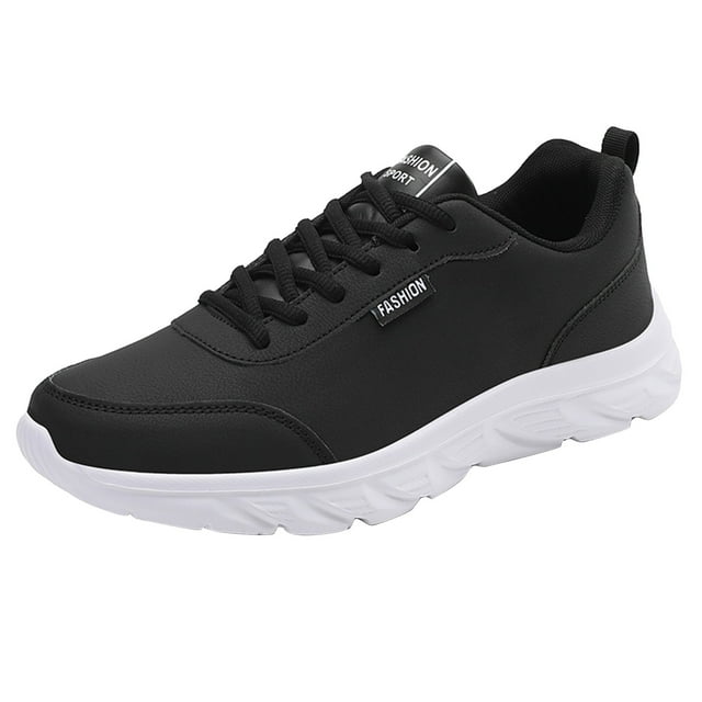 2025 Mens Shoes Large Size Sneaker Storage for Men High Tops Casual Laace Up Mens Sneaker Boots Solid Color Casual Mens Go Walk 5 Qualify Sneaker Simple Shoes Running Sneaker