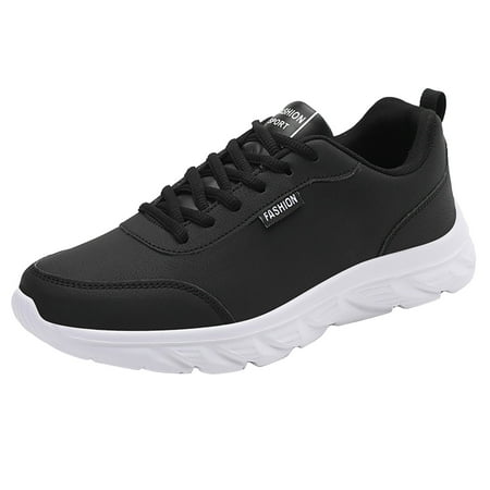 KaLI_store Mens Running Shoes Mens Air Running Sneakers, Men Sport Fitness Gym Jogging Walking Lightweight Shoes White,11