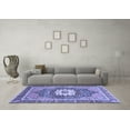 thumbnail image 3 of Ahgly Company Indoor Rectangle Persian Blue Traditional Area Rugs, 2' x 4', 3 of 4