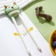 thumbnail image 4 of Juego de vajilla infantil de acero inoxidable 304, utensilios de comida para niños, palillos de práctica, cuchara, tenedor y palillos de entrenamiento., 4 of 9