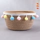 thumbnail image 5 of Easter eggs storage basket, woven storage basket, small round rope basket, desktop storage, stylish woven design, high capacity, durable woven material, for bedroom, Easter decor, office, 5 of 9