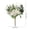 White, variant on COM1950s Artificial Flower Bouquet, Rustic Faux Floral Arrangement, 2 Pieces, Hand-Tied Mixed Blooms for Home Decor, Wedding Centerpieces, and Table Displays