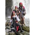 thumbnail image 2 of Manteau Brun pour Fille Costume Pirate, 2 of 5