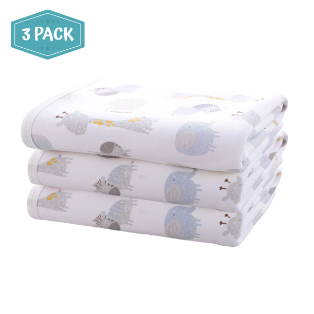 3 Pack Baby Diaper Changing Pad Liners Soft Waterproof Portable