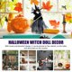 thumbnail image 2 of Decoración de muñeca de bruja de dibujos animados de Halloween Adorno para árbol de Halloween Decoración de escritorio de muñeca de bruja, 2 of 7