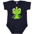 thumbnail image 3 of Inktastic Cute Frog, Green Frog, Frog Prince, Crown Boys or Girls Baby Bodysuit, 3 of 5