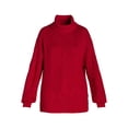 thumbnail image 5 of Time and Tru Women's and Women's Plus Bobble Knit Turtleneck Sweater, Midweight, Size XS-4X, 5 of 5