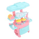Pretend Play Kitchen Toys, Interesting Plastic  Kitchen Toys Set  for Home