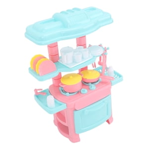 Set de jouets de cuisine, jeu de jouets intégrés en plastique