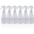 thumbnail image 1 of Botella vacía con pulverizador de 200ML (6 uds.), botella pulverizadora de plástico transparente para plantas y flores de peluquería, pulverizador de agua ER, 1 of 5