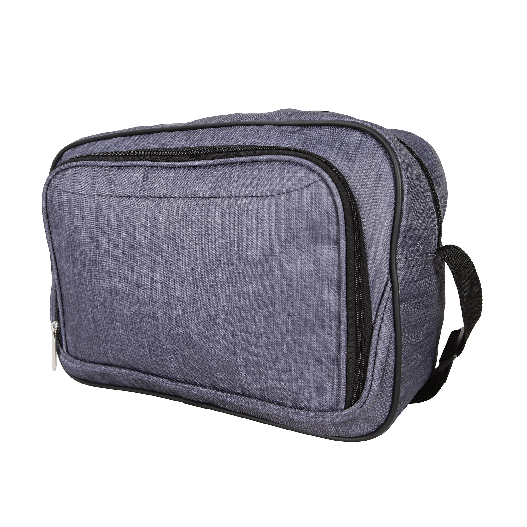 Protege 3-Piece Softside Luggage Travel Set, Includes Medium Checked Luggage, Carry On Duffel and Boarding Tote, Gray