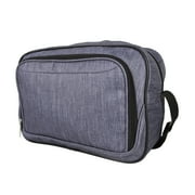 Protege 3-Piece Softside Luggage Travel Set, Includes Medium Checked Luggage, Carry On Duffel and Boarding Tote, Gray