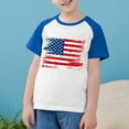 thumbnail image 2 of ZACPNCV Boys 4th of July Shirt Flag T-Shirts for Kids Toddler Patriotic Tee Tops Girls Independence Day Gifts Blue 7-8 Years, 2 of 8