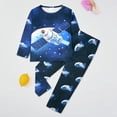 thumbnail image 3 of ATAIKU Toddler and Little Boy Pajamas Set Kids Long Sleeve Tee and Pants Space Probe Sleepwear Boys 2-Piece Jammies 7 Years, 3 of 13