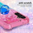 thumbnail image 2 of Clear Case for Samsung Galaxy A14 5G with Kickstand for Girls Women, Liquid Glitter Sparkle Bling Cute Case Gradient Quicksand Cover for Samsung Galaxy A14 5G JB Powder Blue, 2 of 16