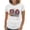 White, variant on Women's Baseball Mama T-Shirt 100% Cotton Game Day Mom Tee Short Sleeve Casual Fit