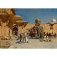 thumbnail image 3 of Edwin Lord Weeks 24x18 Black Modern Framed Museum Art Print Titled - Departure for the Hunt, 3 of 5