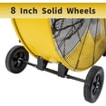 thumbnail image 6 of 42 in. 2-Speeds 26800 CFM Industrial Drum Fan in Yellow with Powerful 4/5 HP Motor, 6 of 7
