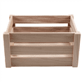 thumbnail image 2 of Storage Crate Decorative Wood Crates Wooden Storage Container,Wooden Boxes for Home, Wood Crates for Storage,1 * Wooden Storage Container,Log Color, 2 of 9