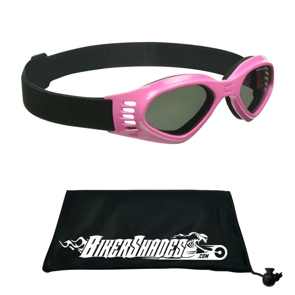 Bikershades Kids Safety Sunglass Goggles Foldable Boys Girls 3 to 8 Years Old Motorcycle Motor-Cross Extreme Sports Skiing