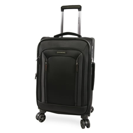 Brookstone Elswood 21" Softside Carry-On Spinner - BLACK
