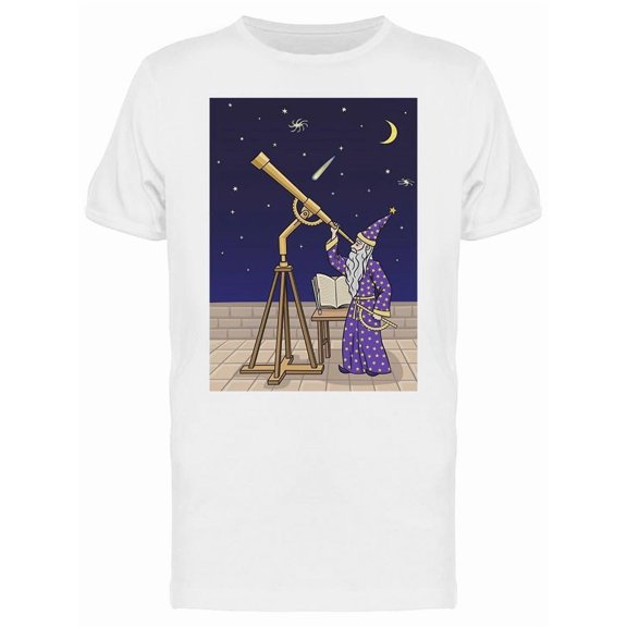 The Mage And The Telescope Tee Men's -Image by Shutterstock