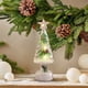 thumbnail image 4 of xihome Mini rbol de Navidad luminoso con luz LED - Decoracin navideña de escritorio de 14 cm para el hogar y la oficina - Adorno de copo de nieve a pilas, 4 of 6