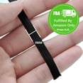 thumbnail image 2 of 20 YARDS Braided Flat Elastic Stretch Band for Sewing, Crafts, DIY Mask - 1/4" (6mm): US Stock Ready to Ship from Chicago (Black), 2 of 4