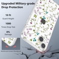 thumbnail image 3 of UTAH-for iPhone 15 Plus Case Compatible with MagSafe Clear Floral Case with Flower Branch Pattern for Girls Women Slim Cute Hard Back Shockproof Phone Case for iPhone 15 Plus,Transparent, 3 of 4