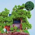 thumbnail image 4 of Tree Model Scene Making Material Ahitectural Model Making Dark Green 40g, 4 of 6