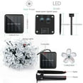 thumbnail image 6 of Solar Garden Lights, Cherry Blossom Flower String Lights 21FT Waterproof with 8 Modes, 30 LED Solar Light String for Outdoor, Indoor, Yard, Fence, Wedding Decoration, 6 of 9