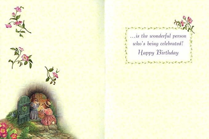 New w//Envelope Susan Wheeler Greeting Card 5 X 7” Birthday #4 Adorable