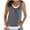 Gray, variant on Summer Crop Tank Tops for Women Womens Workout Shirts Loose Fit Basic Fitted Tees Set
