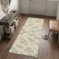 thumbnail image 3 of Hallway Runner Rug 2'x6', Eucalyptus Leaves Kitchen Runner Rugs Non-Slip Carpet Mats, Vintage Farmhouse Botanical Leaf Branches Bedside Rugs Runners Washable Floor Carpet for Bathroom Laundry Room, 3 of 8