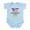 Sky Blue, variant on CafePress - Made In America With Ukrainian Parts Body Suit - Baby Light Bodysuit, Size Newborn - 24 Months