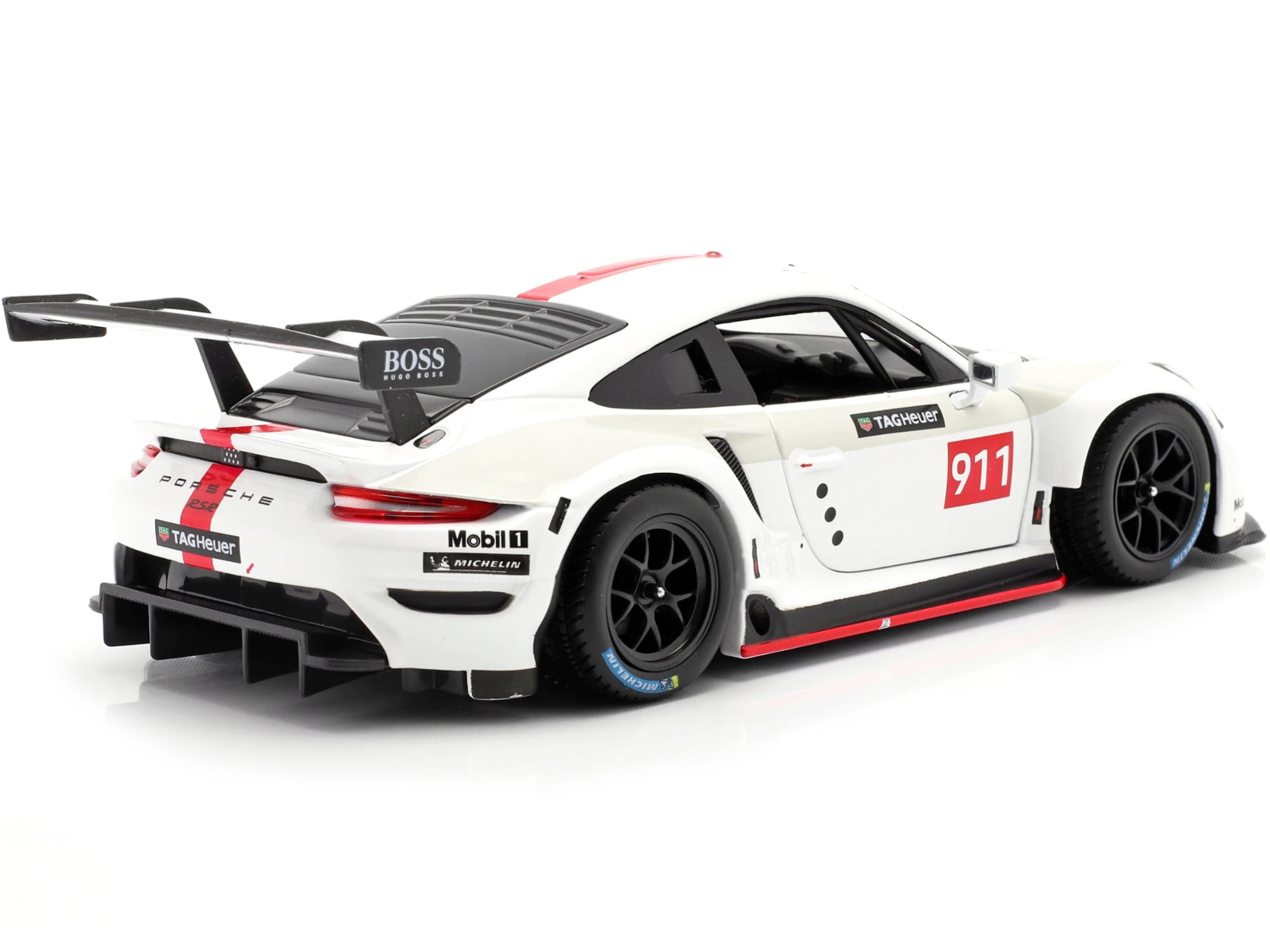 Porsche 911 Rsr Gt 911 White Race Series 1 24 Diecast Model Car By urago Walmart Com