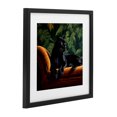 thumbnail image 2 of Stupell Industries Tropical Majestic Panther on Chaise Black Framed Print Under Glass, 13 x 13, by Lettered and Lined, 2 of 8