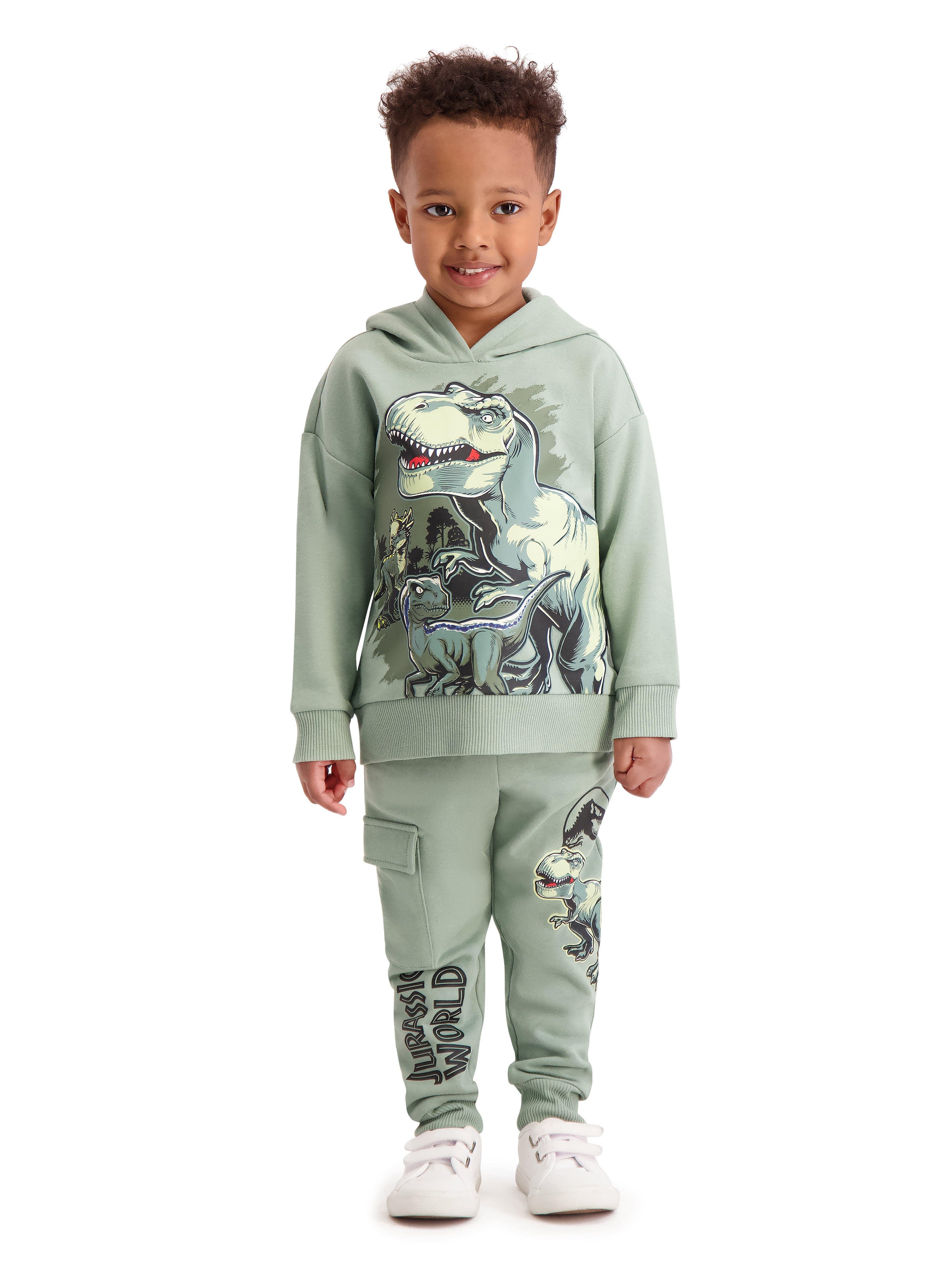 Jurassic World Toddler Boys Graphic Hoodie and Jogger Pants Set, 2-Piece, Sizes 12M-5T
