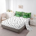 thumbnail image 5 of Castle Fairy Green Gamepads Bedding Comforter Set,Pixelated Grid Miners Full Bedding Set, 5 of 8